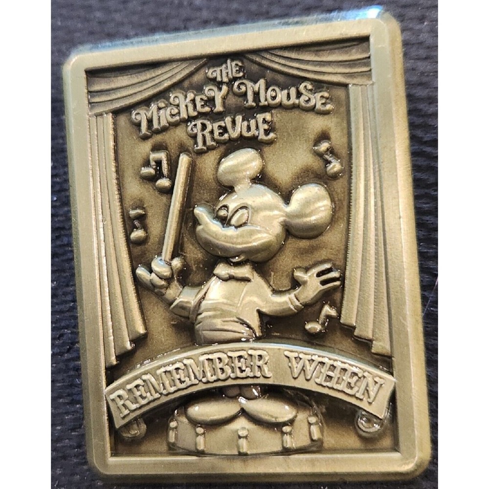 Disney The Mickey Mouse Revue Remember When‎ Surprise Pin LE 750 2013 Brass Tone
